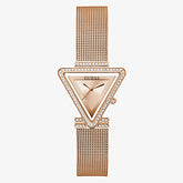 Guess Rose Gold Tone Case Rose Gold Tone Stainless Steel/Mesh Watch - GW0508L3