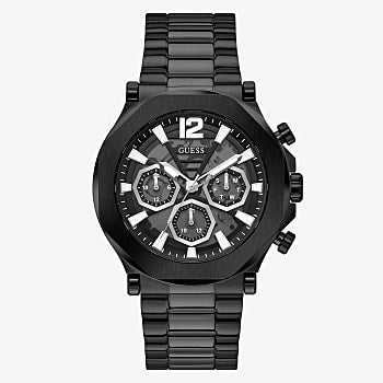 Guess Black Case Black Stainless Steel Watch GW0539G3 - KRISHNA WATCH COMPANY