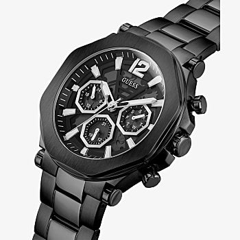 Guess Black Case Black Stainless Steel Watch GW0539G3 - KRISHNA WATCH COMPANY