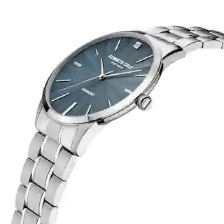 Kenneth Cole Blue Dial Stainless Steel Strap Watch For Men KCWGG2122901MN - KRISHNA WATCH COMPANY