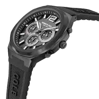 Kenneth Cole Black Dial Chronograph Watch KCWGO2104904MN