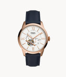 Townsman Automatic Navy Leather Watch - ME3171