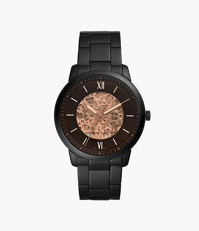 FOSSIL Neutra Automatic Black Stainless Steel Watch - ME3183 - KRISHNA WATCH COMPANY