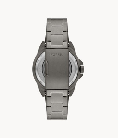 Bronson Automatic Smoke Stainless Steel Watch - ME3218 - KRISHNA WATCH COMPANY