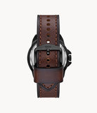 FOSSIL Bronson Automatic Brown Eco Leather Watch - ME3219
