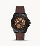 FOSSIL Bronson Automatic Brown Eco Leather Watch - ME3219