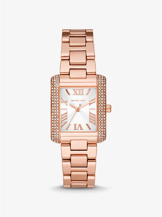 Mini Emery Pavé Rose-Gold Tone Watch MK4641 - KRISHNA WATCH COMPANY