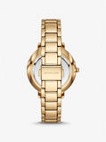 Michael Kors Pyper Gold-Tone Embossed Logo Watch MK4666