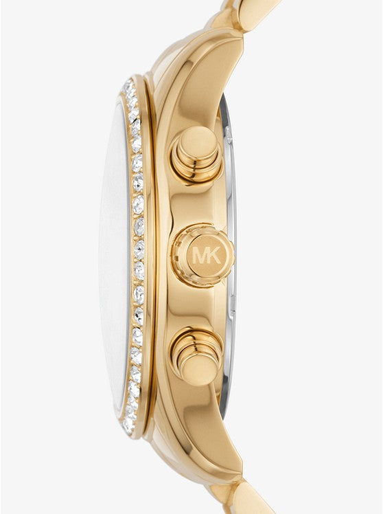 MICHAEL KORS Lexington Pav� Gold-Tone Watch MK7241 - KRISHNA WATCH COMPANY