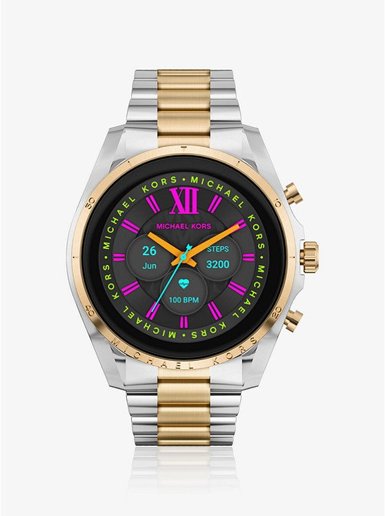 Michael Kors Gen 6 Bradshaw Two-Tone Smartwatch MKT5134 - KRISHNA WATCH COMPANY