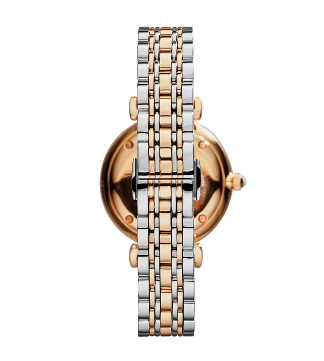 Emporio Armani Women's Two-Hand Two-Tone Stainless Steel Watch AR1840 - KRISHNA WATCH COMPANY