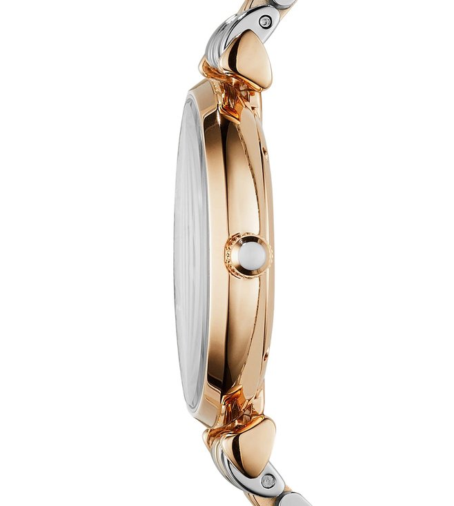 Emporio Armani Women's Two-Hand Two-Tone Stainless Steel Watch AR1840 - KRISHNA WATCH COMPANY