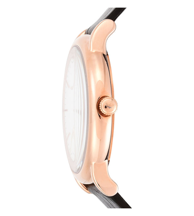 Emporio Armani Three-Hand Date Brown Leather Watch - AR2502 - KRISHNA WATCH COMPANY