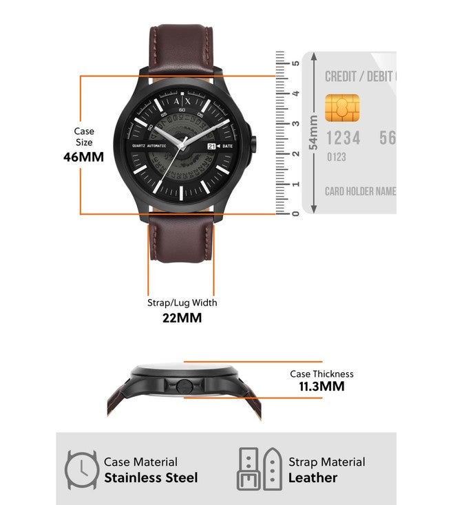 Armani Exchange Automatic Watch AX2446 - KRISHNA WATCH COMPANY