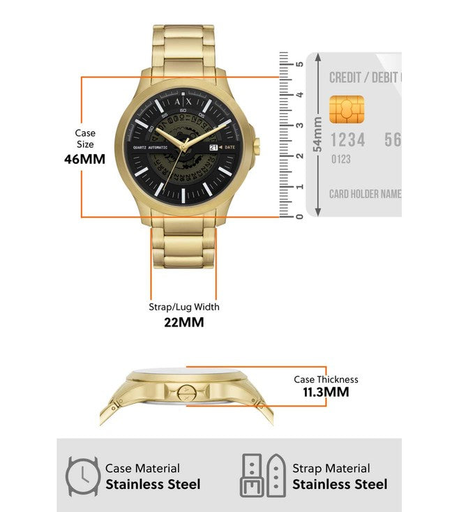 Armani Exchange Automatic Watch AX2443 - KRISHNA WATCH COMPANY