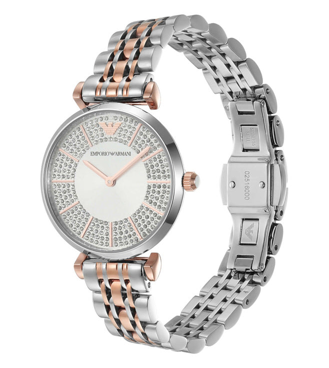 EMPORIO ARMANI Watch for Women AR11537 front and back side