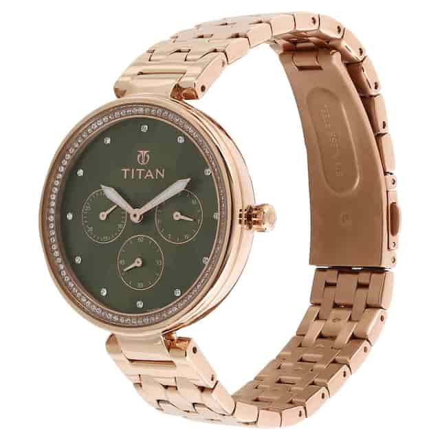 Titan Whimsy Green Dial Multifunction Watch NN95059WM02 (DG968) - KRISHNA WATCH COMPANY
