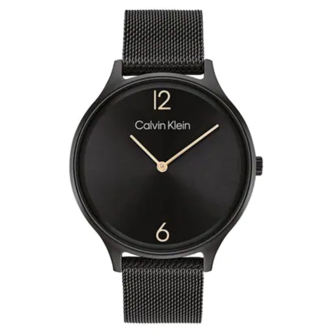 Calvin Klein 25200004 Timeless Mesh 38Mm Quartz Watch for Women - KRISHNA WATCH COMPANY