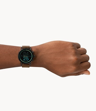 Falster Gen 6 Espresso Leather Smartwatch SKT5304 - KRISHNA WATCH COMPANY