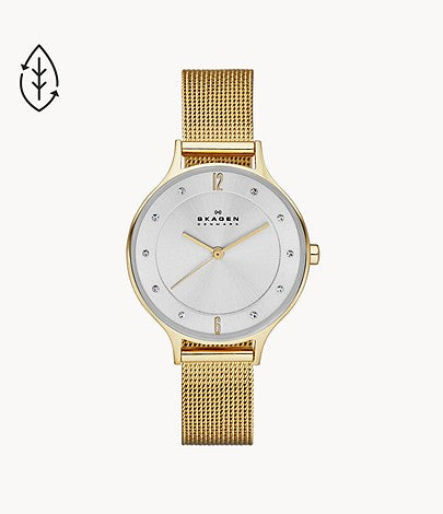 Anita Lille Gold-Tone Steel Mesh Watch SKW2150k - KRISHNA WATCH COMPANY