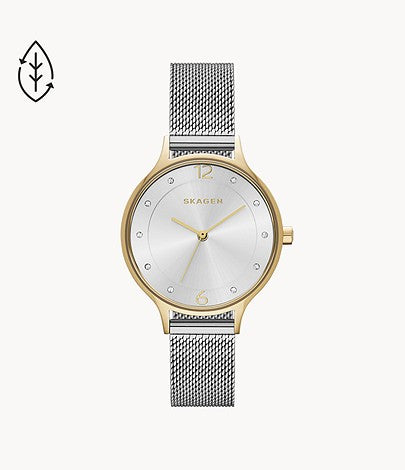Anita Lille Two-Tone Steel Mesh Watch SKW2340 - KRISHNA WATCH COMPANY
