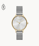 Anita Lille Two-Tone Steel Mesh Watch SKW2340