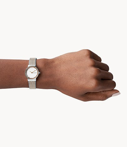 SKAGEN Freja Lille Two-Tone Steel Mesh Watch SKW2699 - KRISHNA WATCH COMPANY