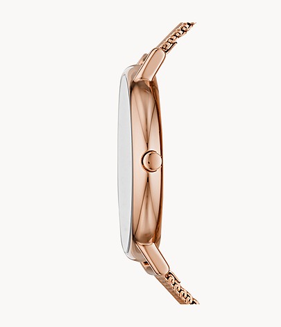 Signatur Rose-Tone Steel Mesh Watch SKW2784 - KRISHNA WATCH COMPANY