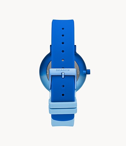Aaren Ombre Three-Hand Multi-Coloured Silicone 36mm Watch SKW2900 - KRISHNA WATCH COMPANY