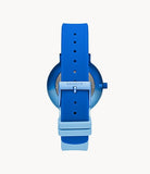 Aaren Ombre Three-Hand Multi-Coloured Silicone 36mm Watch SKW2900