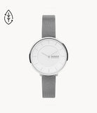 Gitte Two-Hand Silver-Tone Stainless Steel Mesh Watch SKW3016