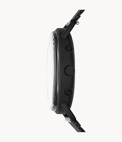 Horizont Black Steel Mesh Dual Time Watch SKW6538