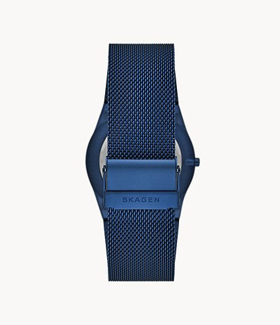 Melbye Three-Hand Day-Date Ocean Blue Stainless Steel Mesh SKW6788 - KRISHNA WATCH COMPANY