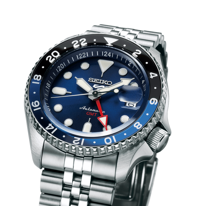 SEIKO 5 SPORTS ‘BLUEBERRY’ GMT SKX RE-INTERPRETATION - SSK003K1 - KRISHNA WATCH COMPANY