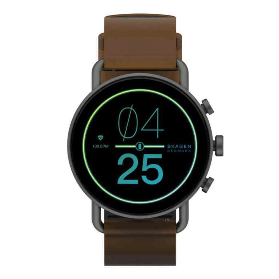 Falster Gen 6 Espresso Leather Smartwatch SKT5304