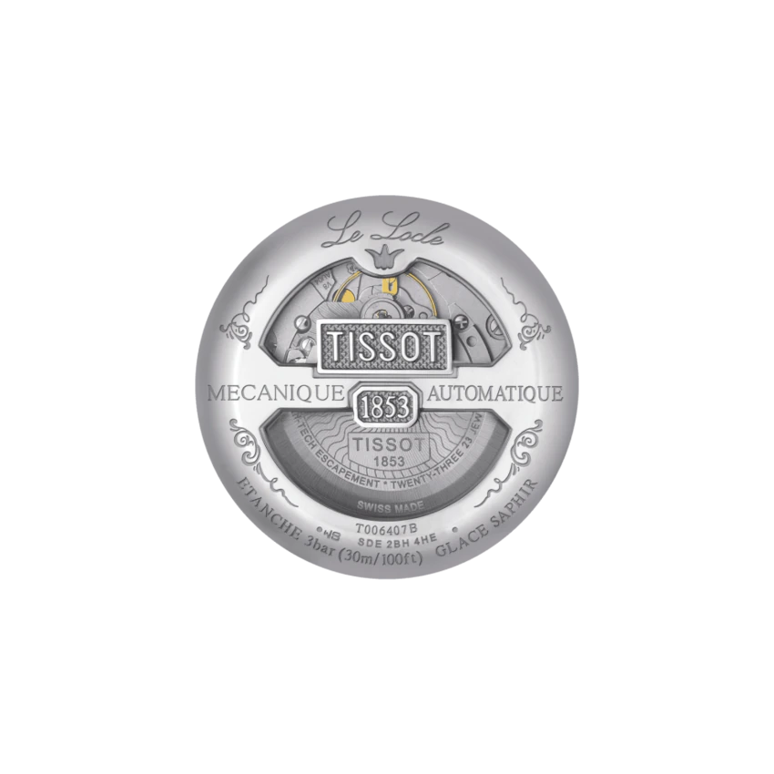 TISSOT T-Classic LE LOCLE POWERMATIC 80 T0064072203300 - KRISHNA WATCH COMPANY