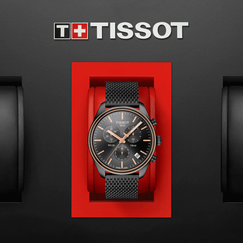Tissot T-Classic PR 100 Chronograph - T1014172306100 - KRISHNA WATCH COMPANY