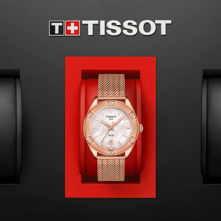 TISSOT T-Classic PR 100 SPORT CHIC - T1019103315100 - KRISHNA WATCH COMPANY