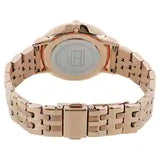 Tommy Hilfiger Silver Dial Rose Gold Stainless Steel Strap Watch TOMMY HILFIGER 1781760 - KRISHNA WATCH COMPANY