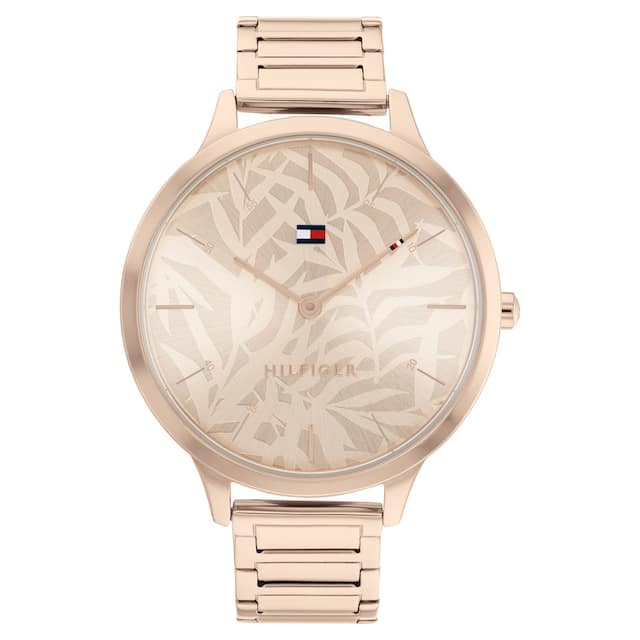 Tommy Hilfiger Women Carnation Gold Dial Analog Watch TH1782497 - KRISHNA WATCH COMPANY