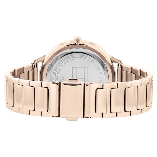 Tommy Hilfiger Women Carnation Gold Dial Analog Watch TH1782497 - KRISHNA WATCH COMPANY