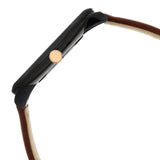 Tommy Hilfiger Black Dial Brown Leather Strap Watch NCTH1791461 - KRISHNA WATCH COMPANY