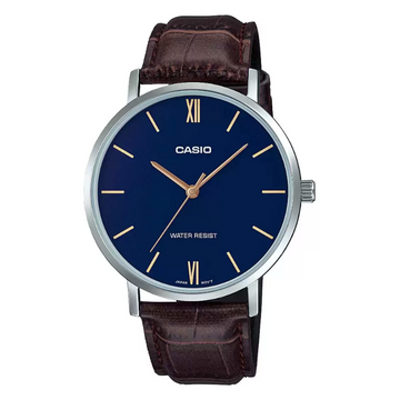 CASIO Enticer men MTP-VT01L-2BUDF - A1616 - KRISHNA WATCH COMPANY