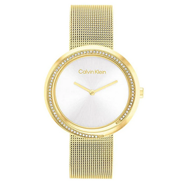 Calvin Klein 25200150 Twisted Bezel Crystals Watch for Women - KRISHNA WATCH COMPANY