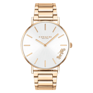 Womens Perry Silver White Dial Stainless Steel Analogue Watch - CO14503576W - KRISHNA WATCH COMPANY