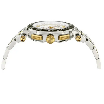 VERSACE Womens 36 mm Versace Essential Black Dial Stainless Steel Analogue Watch - VEK400621 - KRISHNA WATCH COMPANY