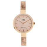 Women Rose Gold Analogue Watch QA15J020Y