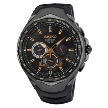 SEIKO SSC811P9 Coutura Solar Power Chronograph Watch for Men
