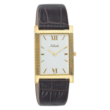 Mens 18KT Gold case Watch- 1070DL02 - KRISHNA WATCH COMPANY