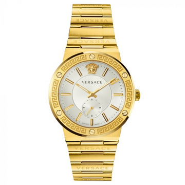 Versace Men Greca logo-vi Silver Watches VEVI00520 - KRISHNA WATCH COMPANY